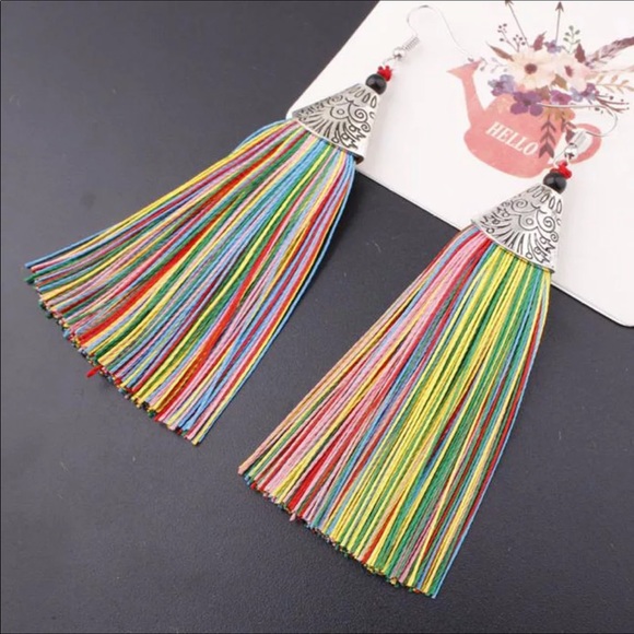 Jewelry - Beautiful Tassels Drop Bohemian Earrings